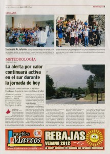 Diario de Ávila 21 de agosto de 2012: Nociones de Cetrería (Morana)